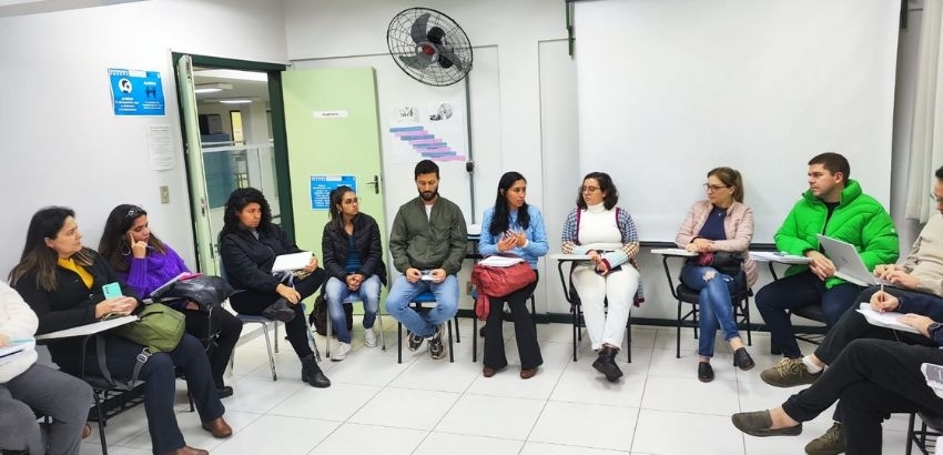 Reunião no Centro de Saúde